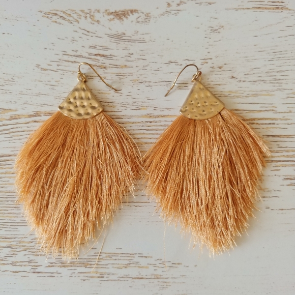 Bundle: Gold tassel and leopard earrings - Picture 8 of 11